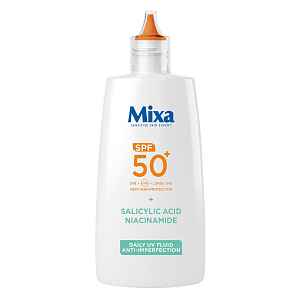 Mixa Anti-Imperfection Denní UV Fluid proti nedokonalostem SPF50+ 40 ml