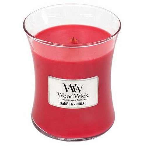 WoodWick Vonná svíčka váza Radish & Rhubarb  275 g