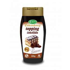 Čekankový topping s příchutí čokolády Premium 330g