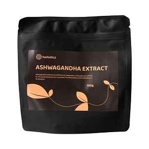 Ashwagandha prášek z kořene, 7% extrakt - 100 g - Herbatica