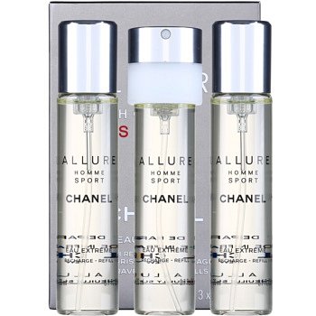 Chanel Allure Homme Sport Eau Extreme parfémovaná voda náplň pro muže 3 x 20 ml