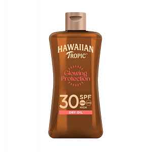 Hawaiian Tropic Glowing Protection SPF30 suchý olej na opalování 100 ml