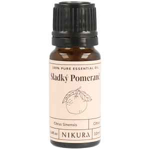 Nikura 100% přírodní esenciální olej sladký pomeranč 10 ml