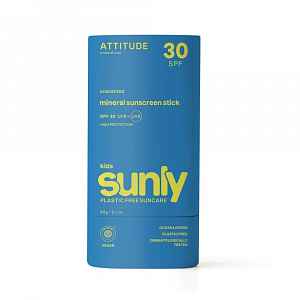 Dětský 100 % minerální opalovací krém ATTITUDE  (SPF 30 ) bez vůně 150 g