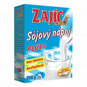 Sójový nápoj - Zajíc PLUS 350g vitam.+vápník+lecit