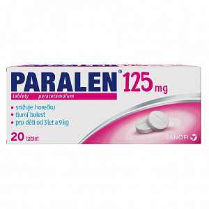 Paralen 125 tablety 20 ks