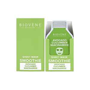 BIOVÉNE Avocado + Niacin Dewy-Moist plátýnková maska 25 ml