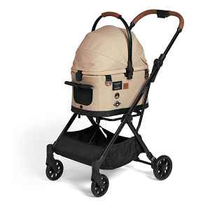FIKAGO Kočárek pro kočky / psy Flytta Plus Hygge Beige