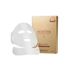Gold Energy Snail Synergy 24k Gold Mask Face Nutrition platýnková maska 10 ks
