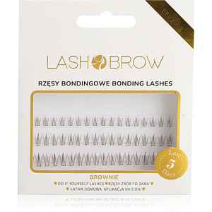 Lash Brow Bonding Eyelashes trsové nalepovací řasy Extra Small Brownie 1 ks