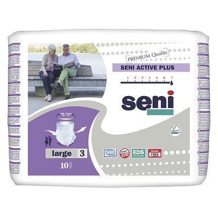 Seni Active Plus Large 10ks ink. plen. kalh.