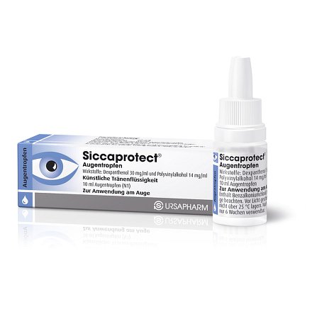 Siccaprotect oční kapky 10ml (umělé slzy)