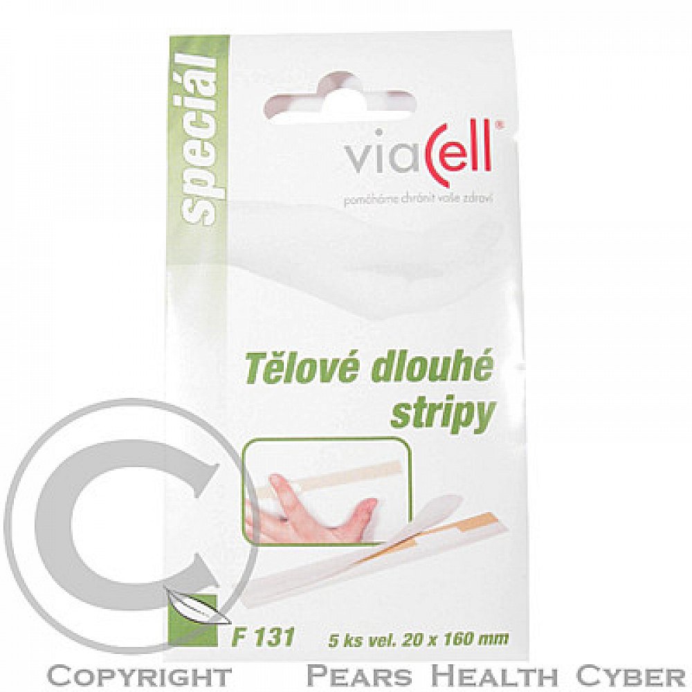 VIACELL F131 Tělové dlouhé stripy velikost 20x160mm 5ks