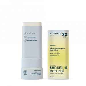Dětská 100 % minerální ochranná tyčinka na obličej a rty ATTITUDE (SPF 30) bez vůně 18,4 g