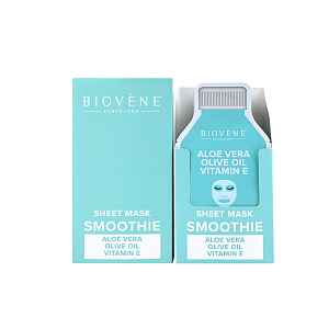 BIOVÉNE Aloe Vera + Vitamin E Dewy-Fresh plátýnková maska 25 ml