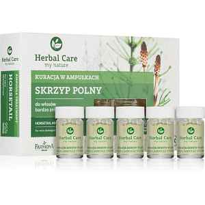 Farmona Herbal Care Horsetail intenzivní kúra pro velmi poškozené vlasy 5x5 ml