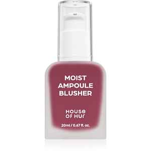 House of Hur Moist Ampoule Blusher tekutá tvářenka odstín 08 Berry Purple 20 ml