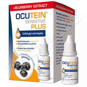 Ocutein Sensitive Plus Oční Kapky 15ml+fresh 15tob