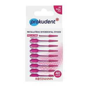 Prokudent Mezizubní kartáčky 2,1–4,7 mm 40 ks