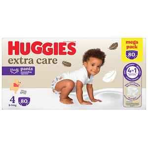 Huggies Extra Care Pants 4 9–14 kg 80 ks box