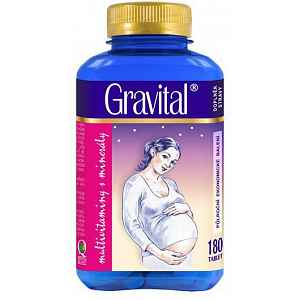 VitaHarmony Gravital tablety 180 pro těhot.a koj.ženy