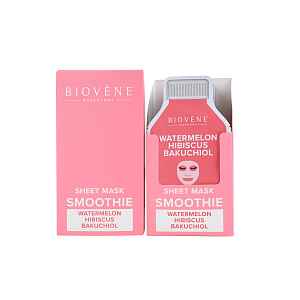 BIOVÉNE Watermelon + Bakuchiol Dewy-Glow plátýnková maska 25 ml