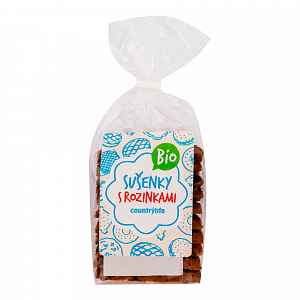 Country Life Sušenky s rozinkami BIO 230 g