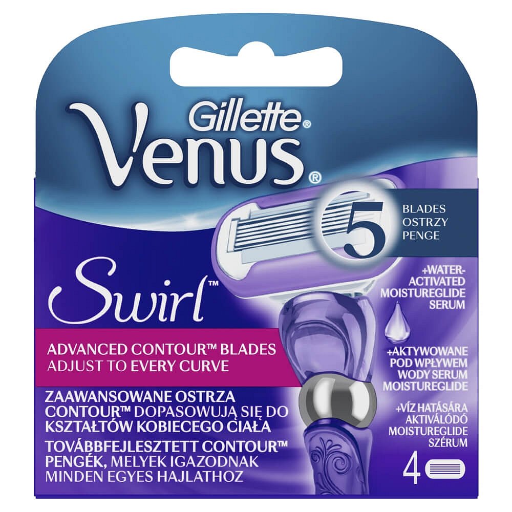 GILLETTE Venus Swirl Náhradní hlavice 4 ks