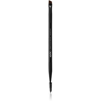 NYX Professional Makeup Pro Dual štětec pro úpravu obočí