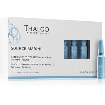 Thalgo Source Marine intenzivně hydratační koncentrát pro suchou pleť 7x1,2 ml