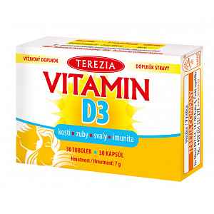 TEREZIA Vitamin D3 1000 IU 30 tobolek