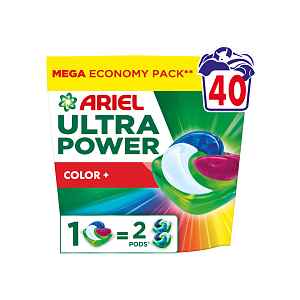 Ariel Ultra Power Pods Color+ kapsle na praní 40 ks