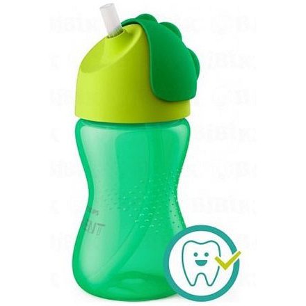 AVENT Hrnek s brčkem Bendy 300ml chlapec