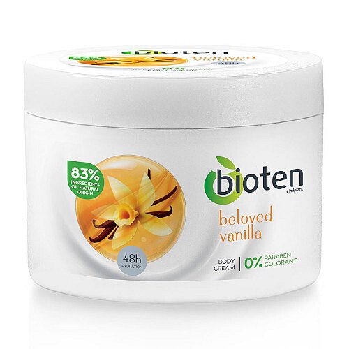 bioten Hydratační tělový krém s vanilkou Beloved Vanilla (Body Cream)  250 ml