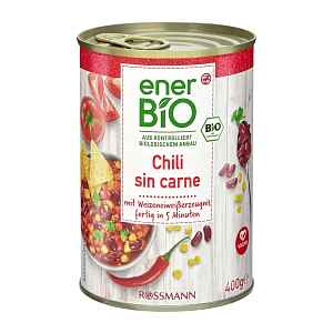 enerBiO Chilli sin carne  400 g
