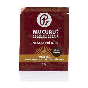 PANAKEIA (Vzorek) MUCURU® - Oleogel bronzer s mořskou řasou Dunalliella salina Kokos 2 ml