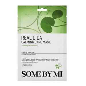 Some By Mi Sada zklidňujících pleťových masek Real Cica (Calming Care Mask) 20 x 20 g