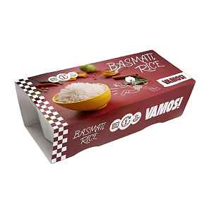 VAMOS! Basmati dlouhozrnná rýže vařená 2 x 125 g