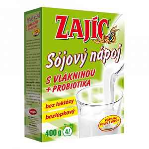 Sójový nápoj - Zajíc s vlákninou 400g