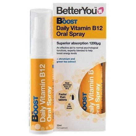BetterYou Vitamín B12 Orální sprej (1200μg) 25ml