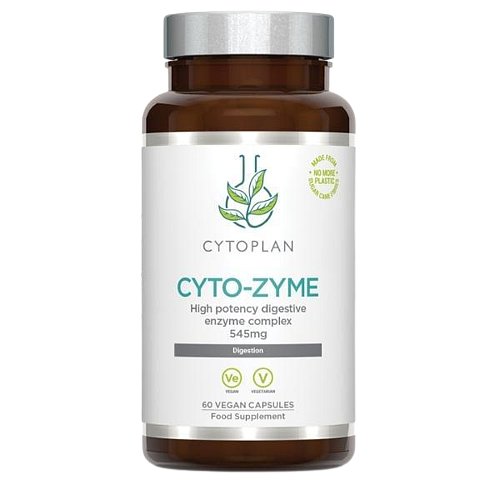 Cytoplan CYTO-ZYME - Trávicí enzymy a podpora trávení. Vysoká účinnost 60 kapslí