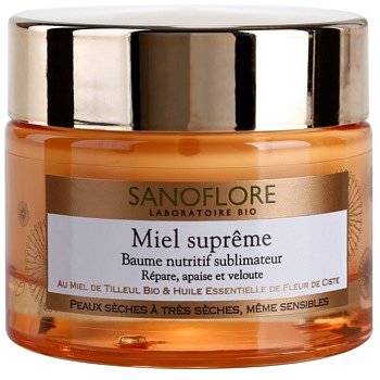 Sanoflore Miel Supreme Visage vyživující balzám pro suchou až velmi suchou pleť 50 ml