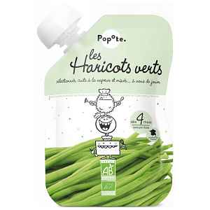 POPOTE Kapsička bio zelené fazole 120 g, 4+