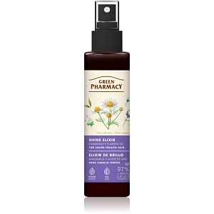 Green Pharmacy Chamomile & Flaxseed oil Elixir bezoplachový elixír pro barvené vlasy 150 ml