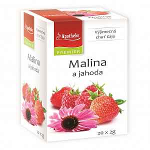 Apotheke Malina + Jahoda s echinaceou čaj 20 x 2g n.s.