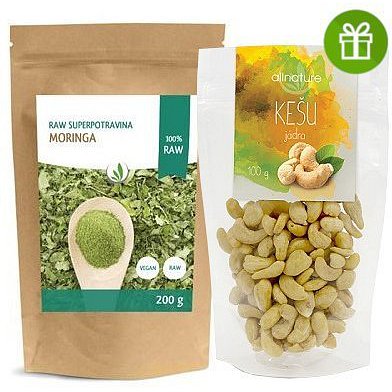 Allnature Moringa prášek RAW 200 g