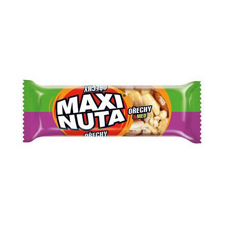 MAXI NUTA Ořechová tyčinka Ořechy & Med 35g