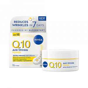 Nivea Q10 Power zpevňující denní krém proti vráskám OF 15 50 ml
