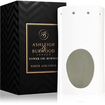 Ashleigh & Burwood London White and Gold keramická aromalampa