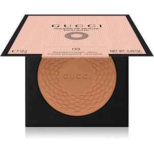 Gucci Gucci Beauty Poudre De Beauté Éclat Soleil Powder bronzer – náhradní náplň odstín 03 12 g